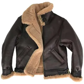 Cockpit USA Mens Spitfire B-3 Sheepskin Bomber Jacket SIZE 50 Final Sale - Ships Same Day