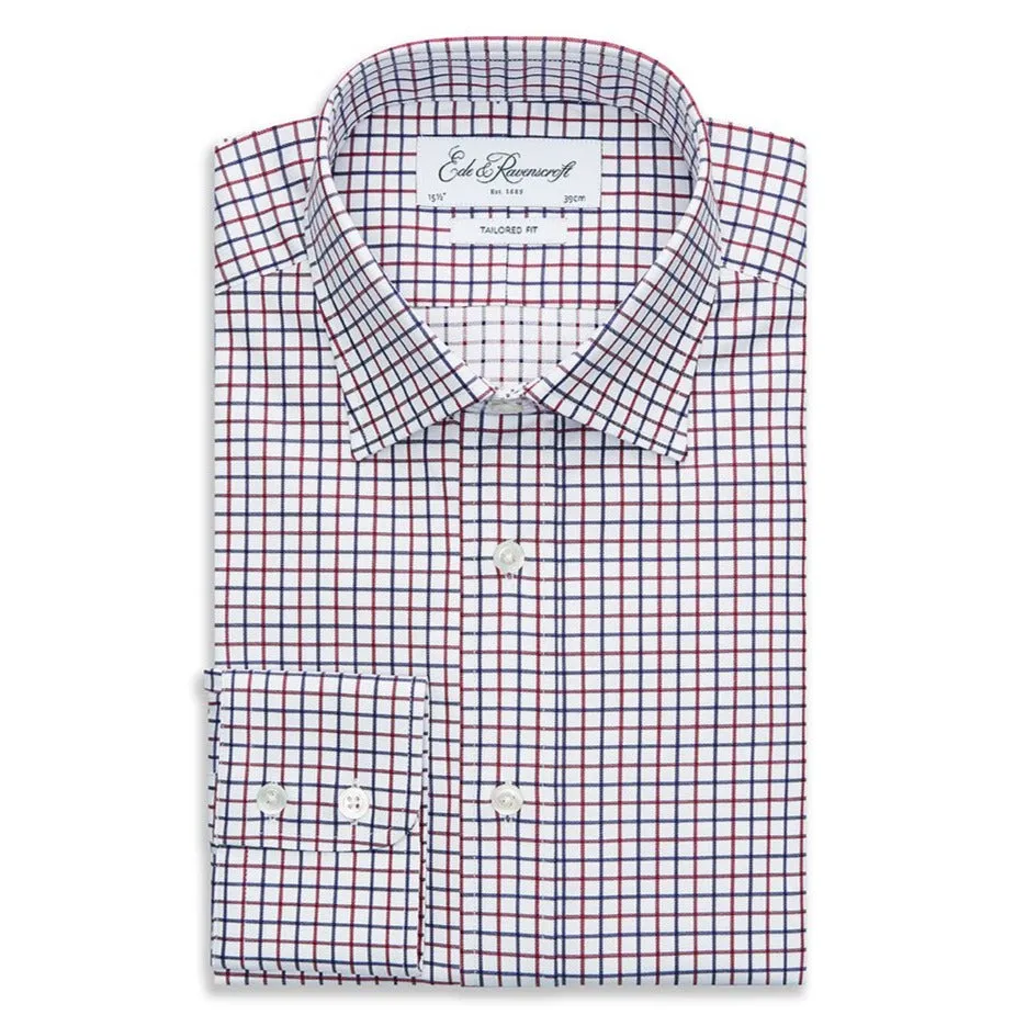 Alex White Multi Check Shirt