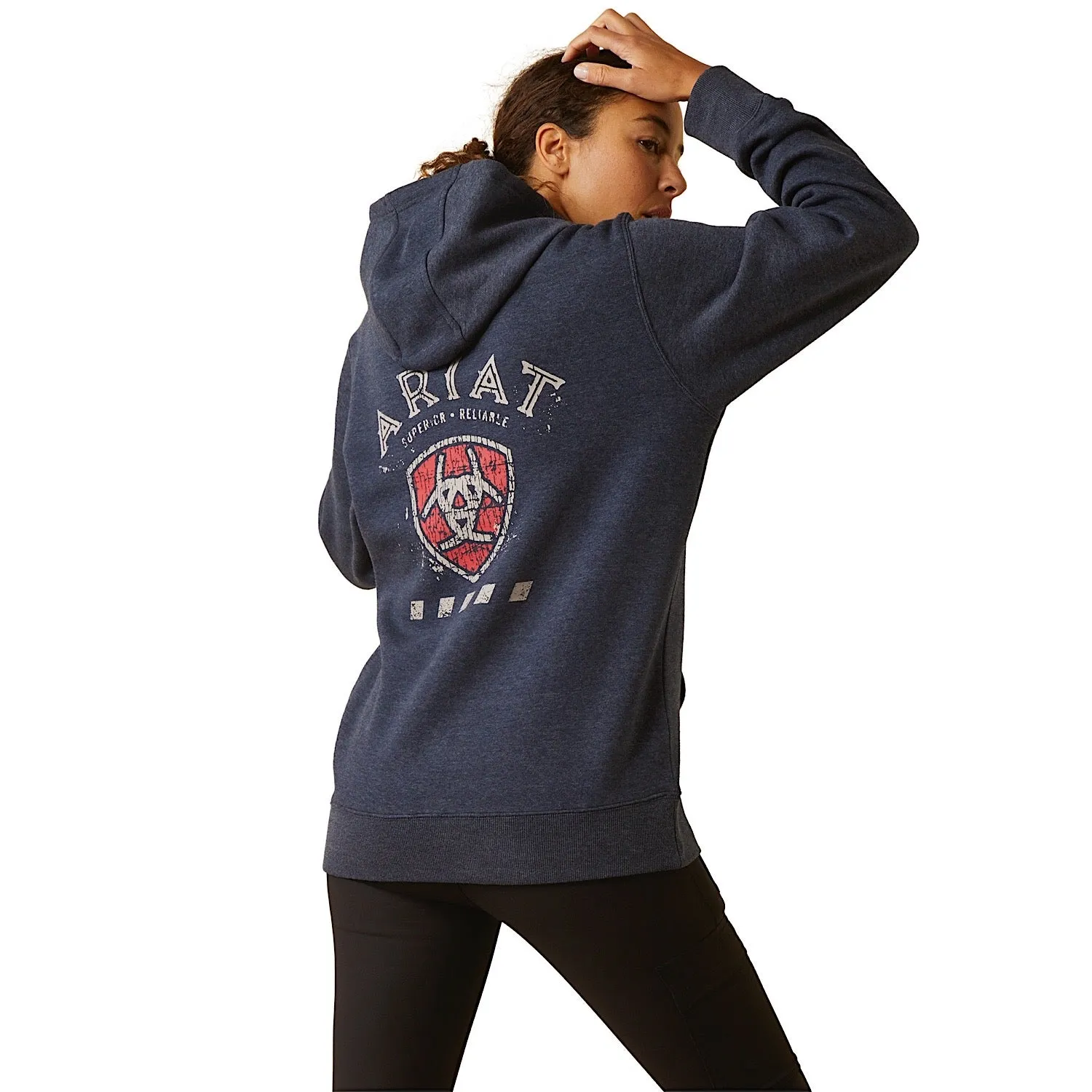 Ariat Womens Superior Hoodie Navy Heather