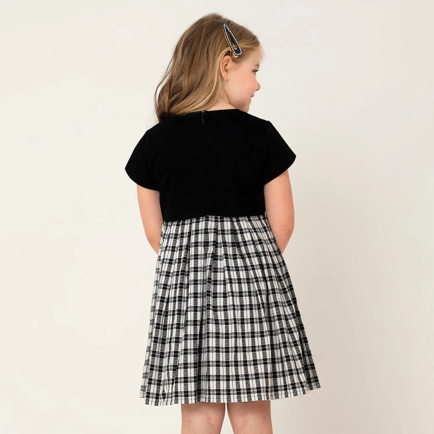 Bow Plaid Dress