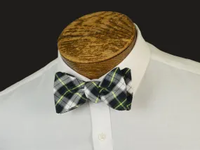 Boy's Bow Tie 20903 Grey/Green Plaid