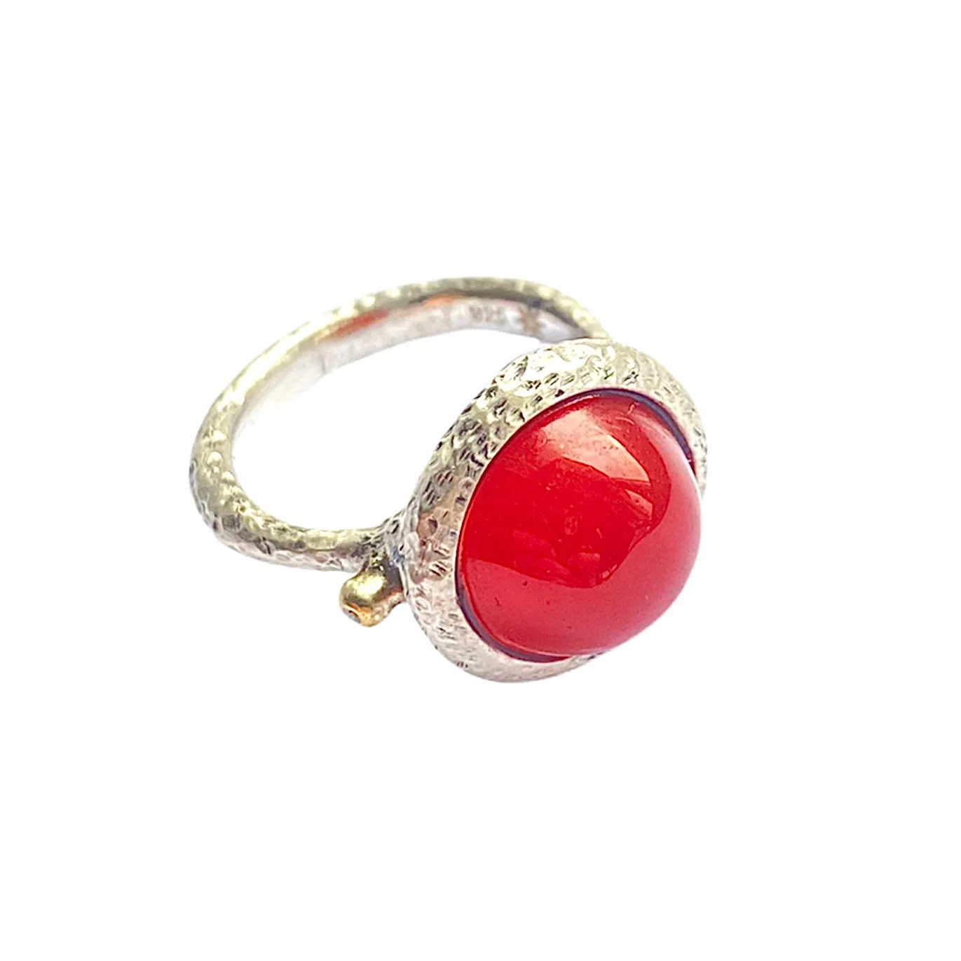 Cabochon Carnelian Ring