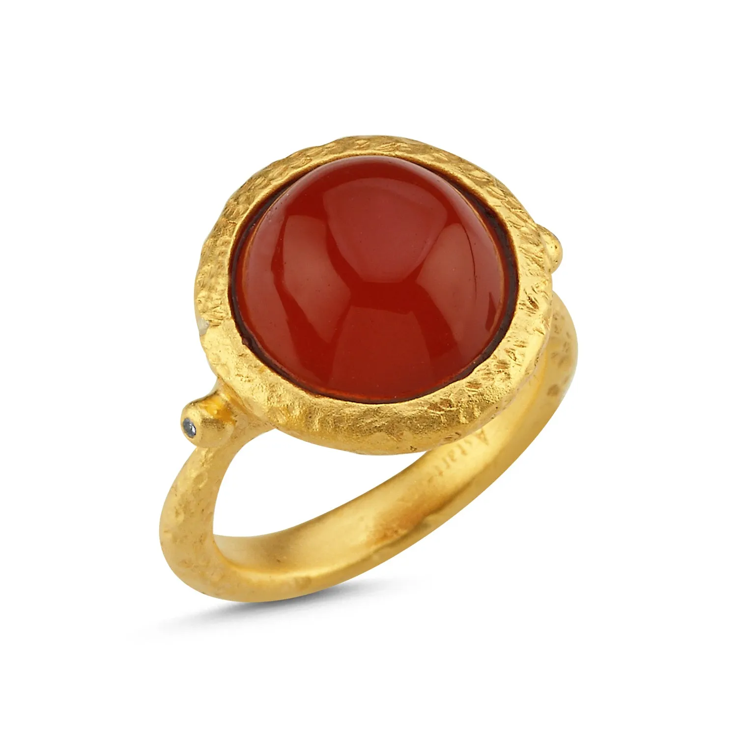 Cabochon Carnelian Ring