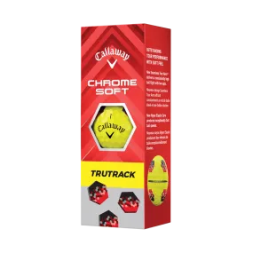 Callaway Chrome Soft Trutrack Yellow Sleeve