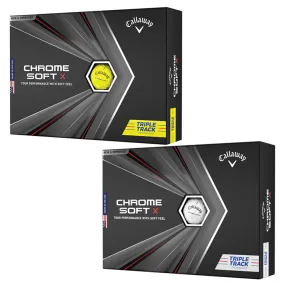 Callaway Chrome Soft X Triple Track Golf Balls 2020