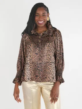 Charlotte Top - Lady Leopard