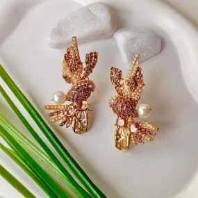 Cuckoo Earrings (Champagne)