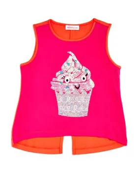 Design History - Girls' Sequin Cupcake Tank