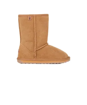 EMU Kids Wallaby Lo Chestnut Sheepskin Boots