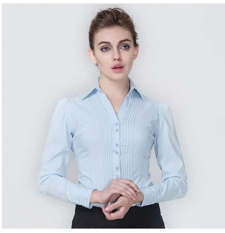 Formal Office Lady Blouse - Stylish, Professional, and Comfortable