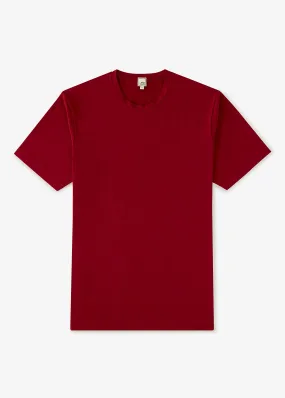 High & Mighty Cotton Stretch T-Shirt | Claret