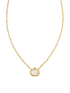 Kendra Scott Pumpkin Necklace - Gold Ivory Mop