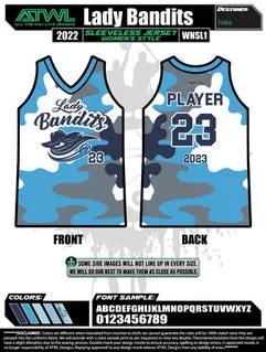 Lady Bandits Camo Women's Sleeveless Jersey