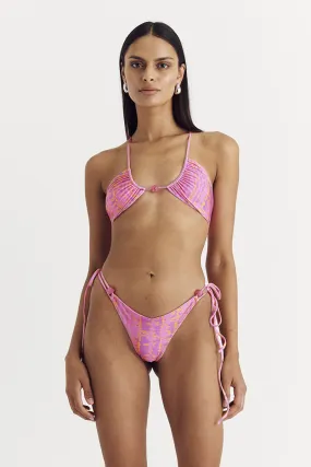 Leyla String Bikini Top - Pink