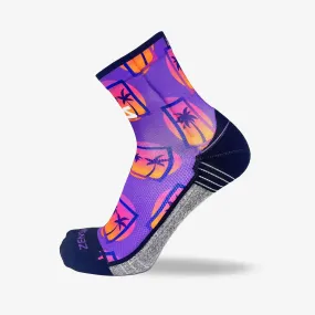 Retro Palms Socks (Mini-Crew)