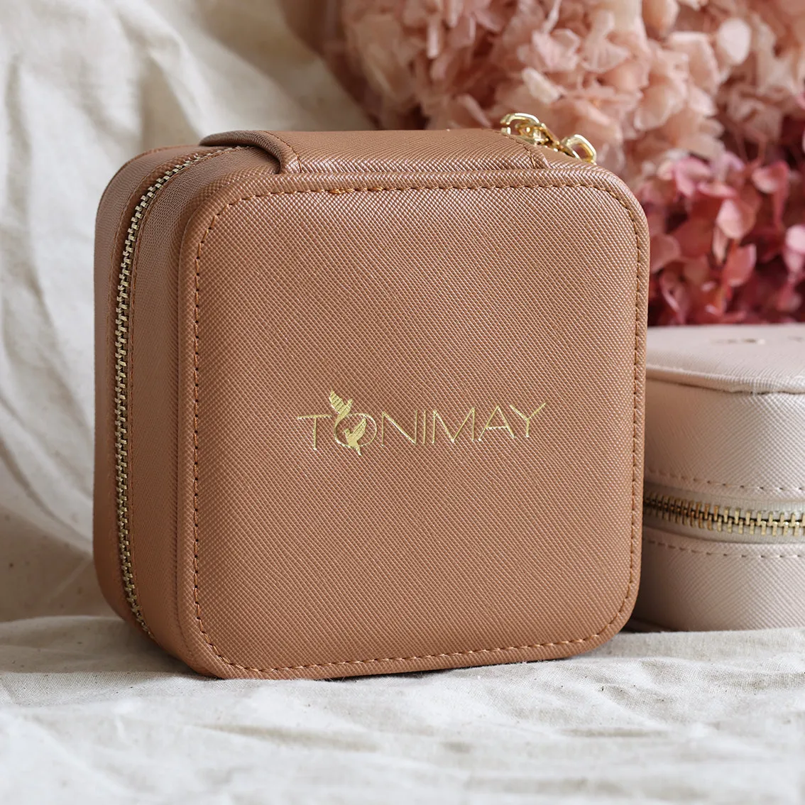 Tan Jewellery Case