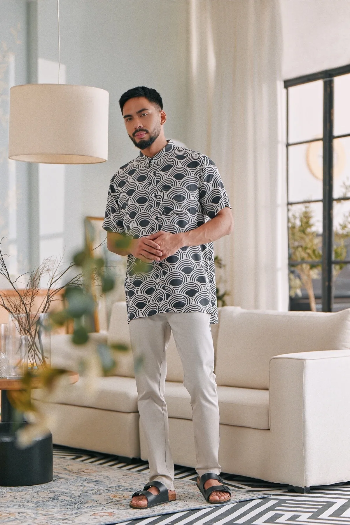 The Caya Men Batik Shirt - Echo